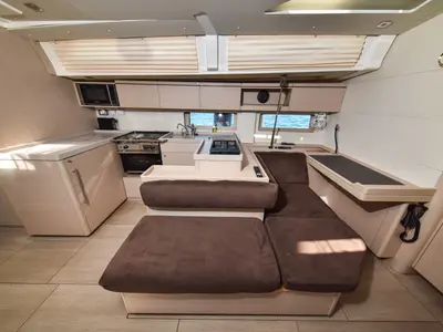 Galley of Dodo, a Beneteau Oceanis 51.1 OW sailboat at Općina Sukošan, Croatia