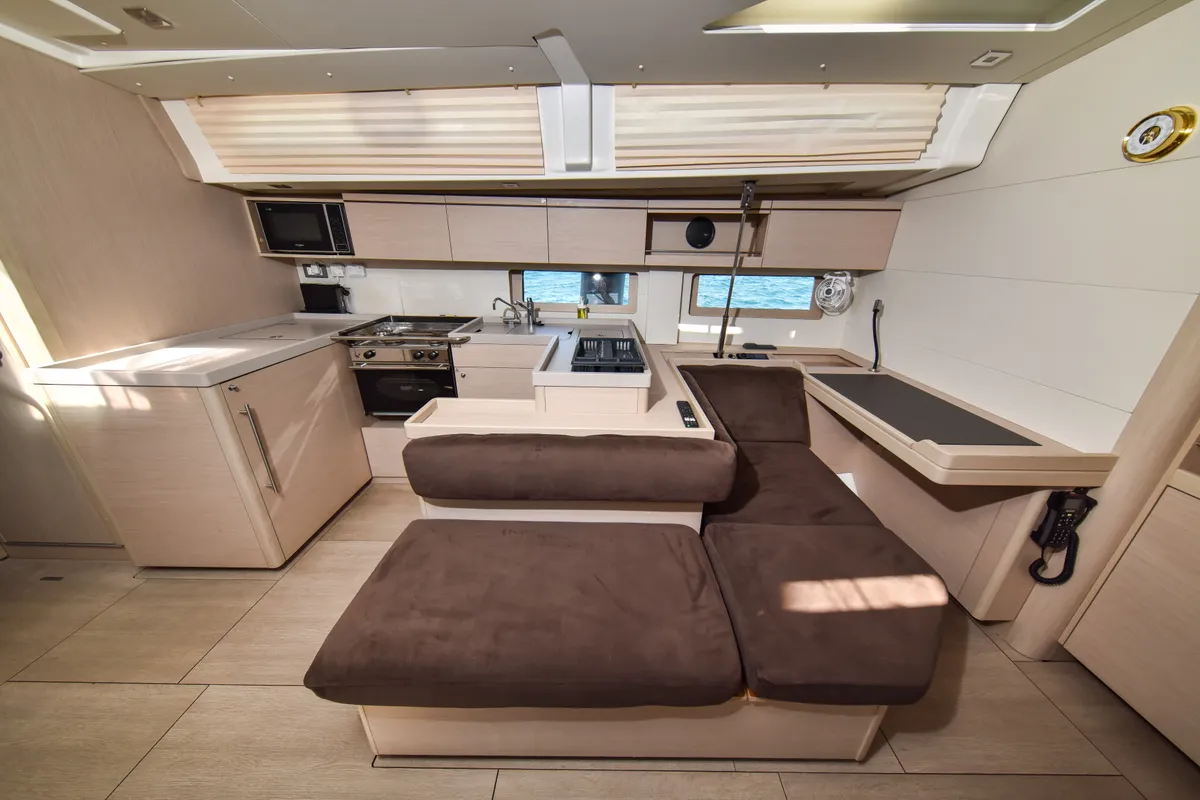 Galley of Dodo, a Beneteau Oceanis 51.1 OW sailboat at Općina Sukošan, Croatia