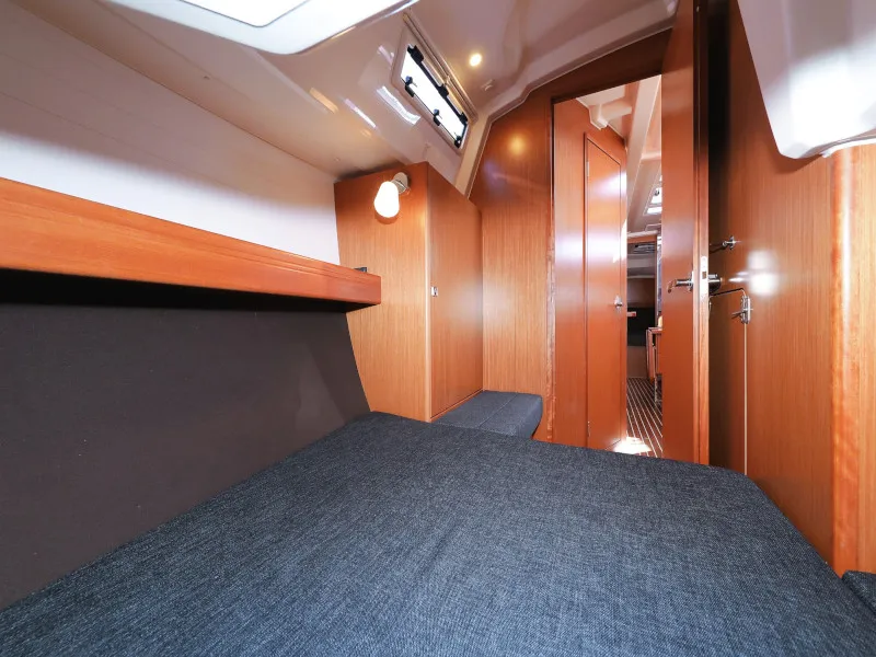 Cabin on Lupe, a Bavaria Cruiser 37 sailboat at Zadar, Croatia