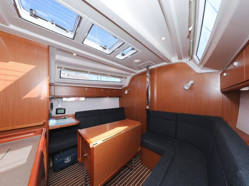 Salon of Lupe, a Bavaria Cruiser 37 sailboat at Zadar, Croatia