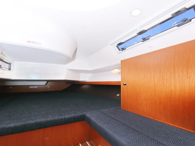 Cabin on Lupe, a Bavaria Cruiser 37 sailboat at Zadar, Croatia