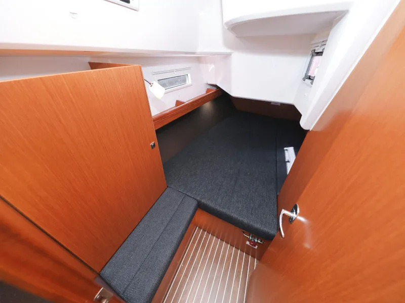 Cabin on Lupe, a Bavaria Cruiser 37 sailboat at Zadar, Croatia