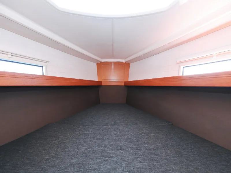 Cabin on Lupe, a Bavaria Cruiser 37 sailboat at Zadar, Croatia