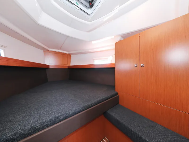 Cabin on Lupe, a Bavaria Cruiser 37 sailboat at Zadar, Croatia