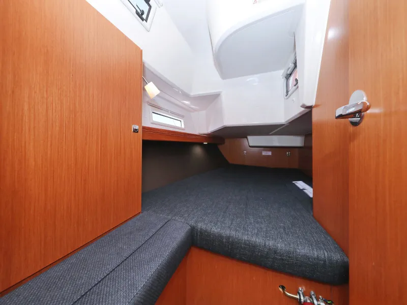 Cabin on Lupe, a Bavaria Cruiser 37 sailboat at Zadar, Croatia