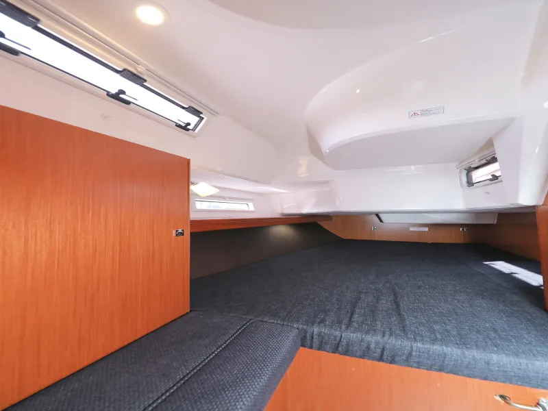 Cabin on Lupe, a Bavaria Cruiser 37 sailboat at Zadar, Croatia