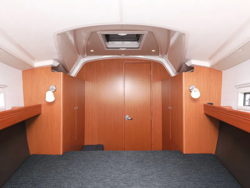Cabin on Lupe, a Bavaria Cruiser 37 sailboat at Zadar, Croatia