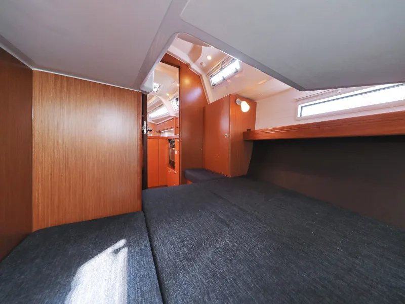 Cabin on Lupe, a Bavaria Cruiser 37 sailboat at Zadar, Croatia