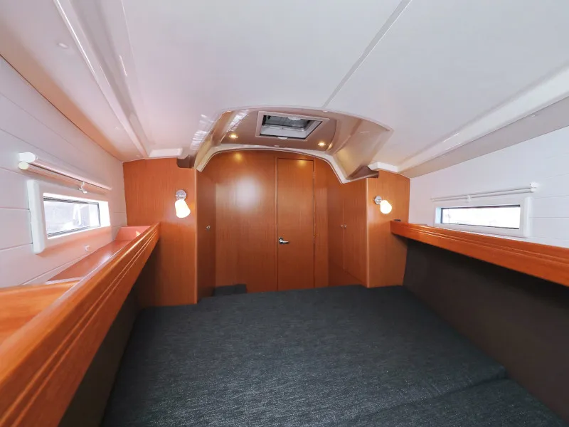Cabin on Lupe, a Bavaria Cruiser 37 sailboat at Zadar, Croatia