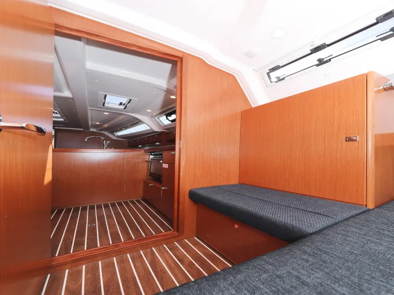 Cabin on Lupe, a Bavaria Cruiser 37 sailboat at Zadar, Croatia