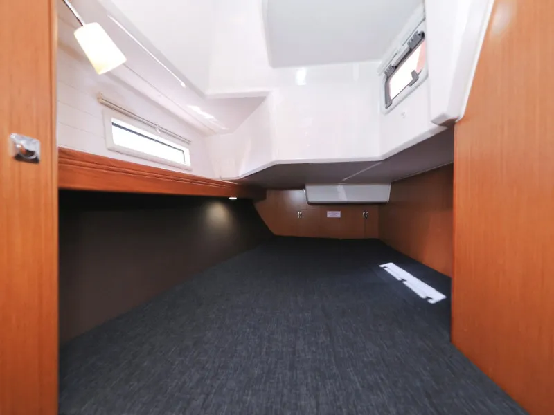 Cabin on Lupe, a Bavaria Cruiser 37 sailboat at Zadar, Croatia