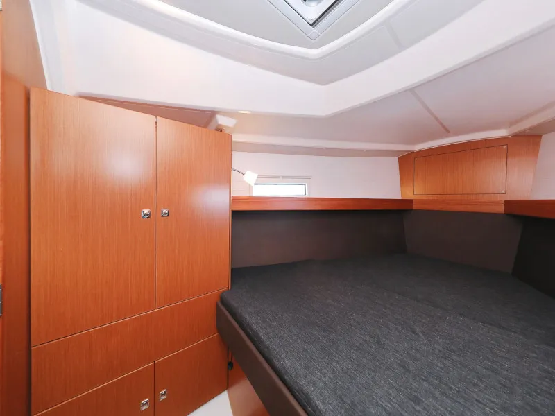 Cabin on Lupe, a Bavaria Cruiser 37 sailboat at Zadar, Croatia
