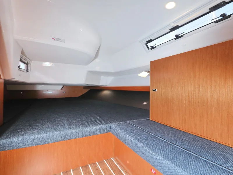 Cabin on Lupe, a Bavaria Cruiser 37 sailboat at Zadar, Croatia