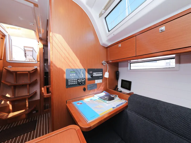Salon of Lupe, a Bavaria Cruiser 37 sailboat at Zadar, Croatia
