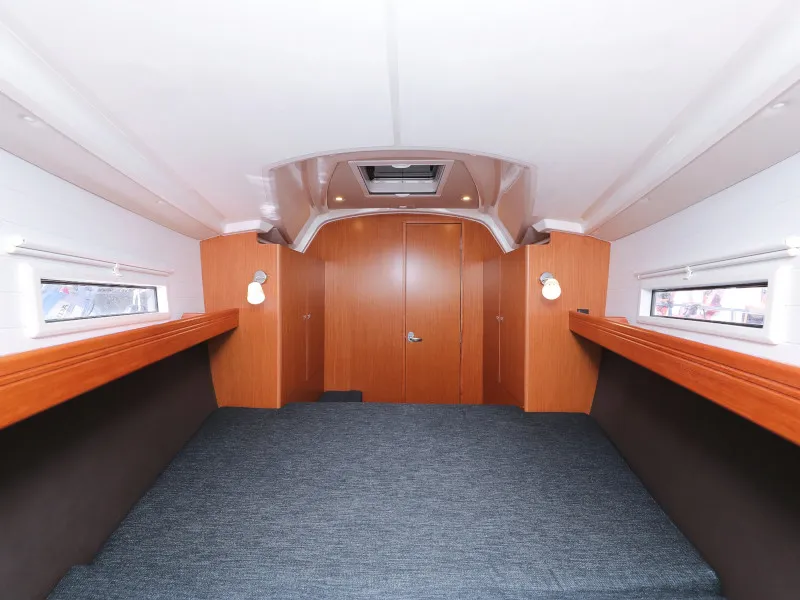 Cabin on Lupe, a Bavaria Cruiser 37 sailboat at Zadar, Croatia
