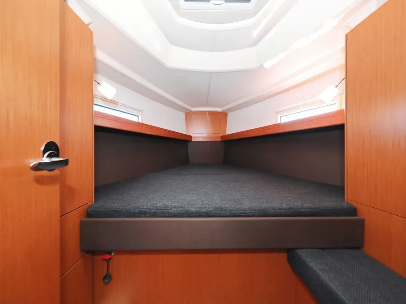 Cabin on Lupe, a Bavaria Cruiser 37 sailboat at Zadar, Croatia