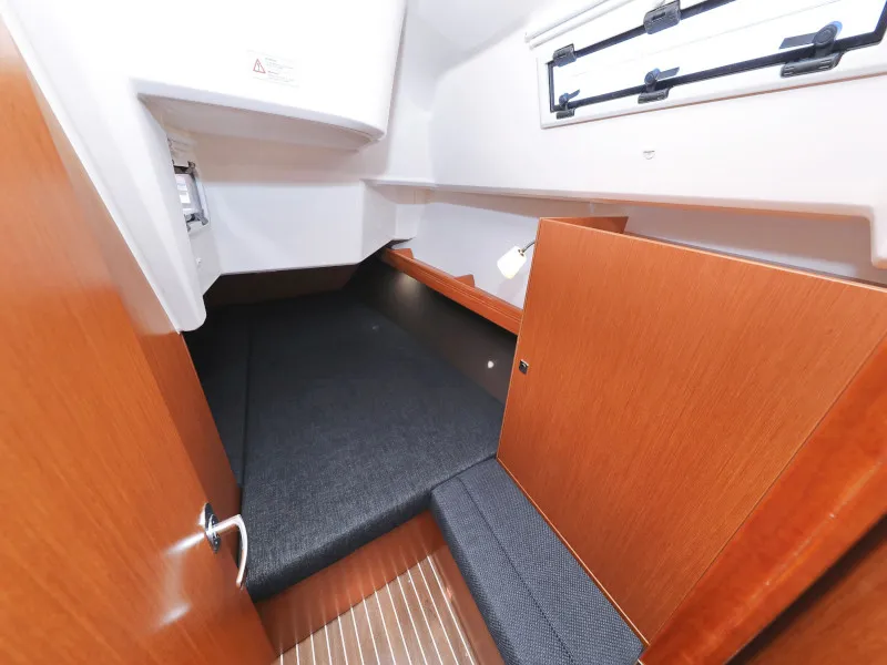 Cabin on Lupe, a Bavaria Cruiser 37 sailboat at Zadar, Croatia