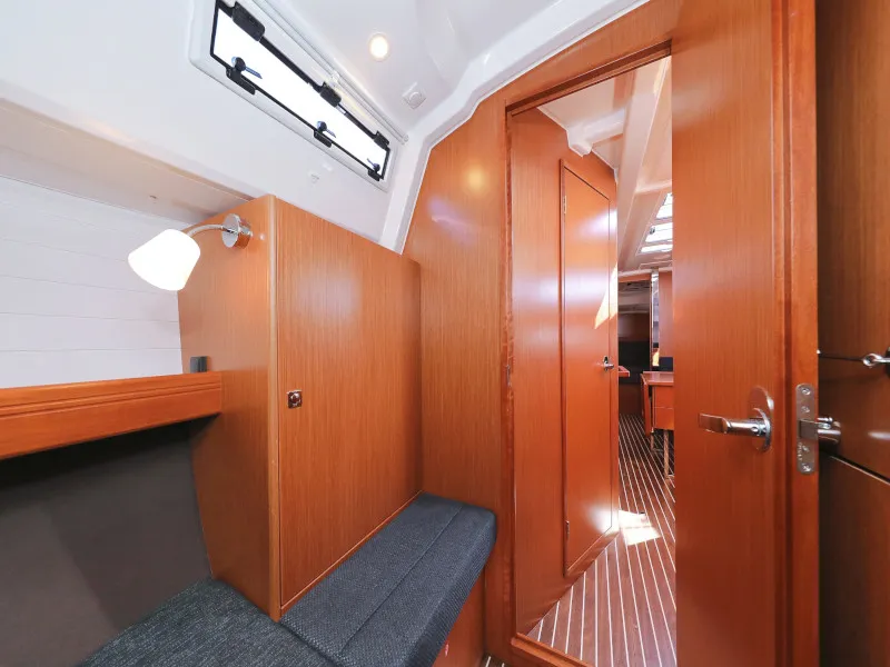 Cabin on Lupe, a Bavaria Cruiser 37 sailboat at Zadar, Croatia