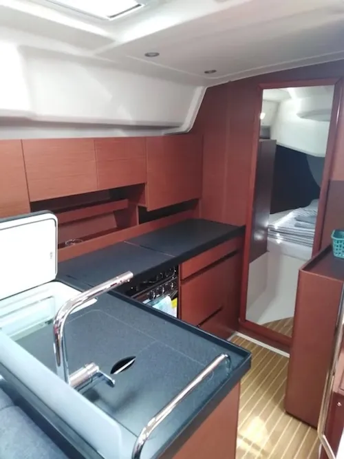 Galley of Chianti, a Hanse 458 sailboat at Seget Donji, Croatia