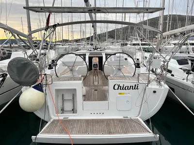 Chianti, a Hanse 458 sailboat at Seget Donji, Croatia