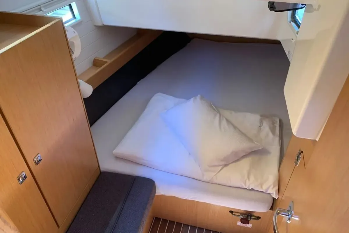 Cabin on WHATEVER, a Bavaria Cruiser 41 sailboat at Sukošan, Croatia