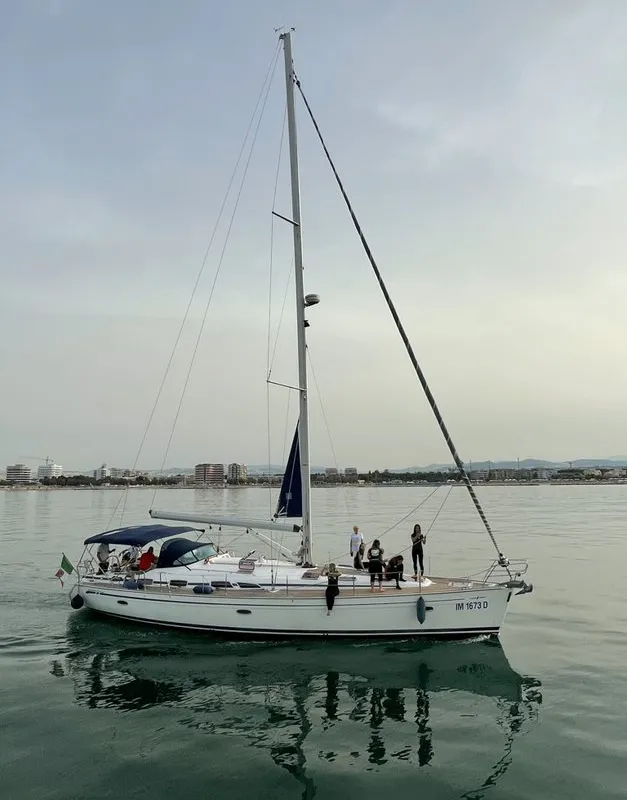 Exterior view of Lady Rose, a Bavaria 51 Cruiser sailboat at Termoli, Italy