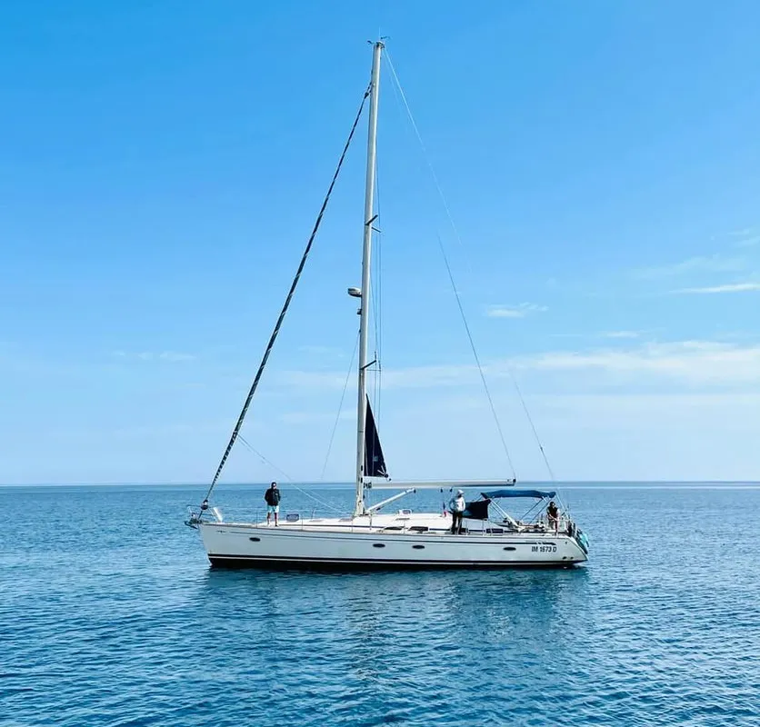 Exterior view of Lady Rose, a Bavaria 51 Cruiser sailboat at Termoli, Italy