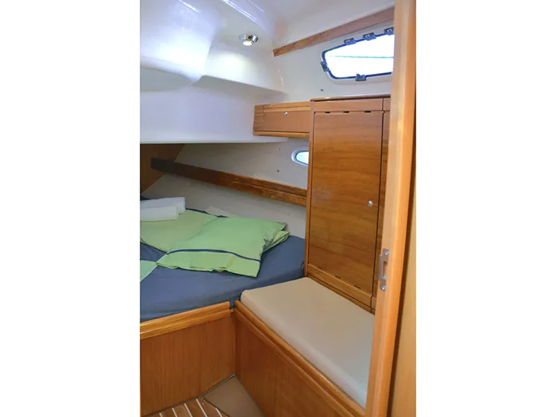 Cabin on Ira, a Bavaria 39 Cruiser sailboat at Lavreotiki Municipal Unit, Greece