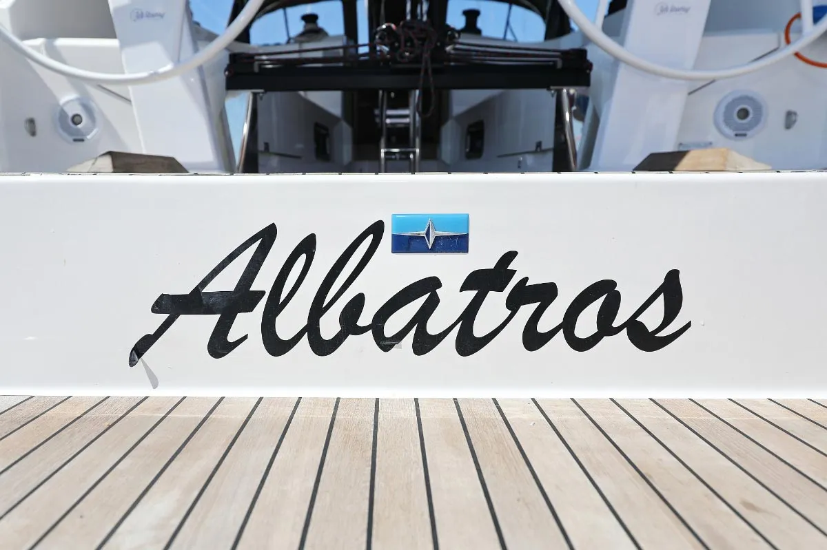 Albatros, a Bavaria Cruiser 41S sailboat at Murter, Croatia