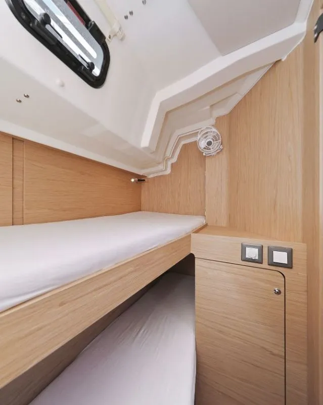 Cabin on Mr.White, a Beneteau Oceanis 46.1 sailboat at Zadar, Croatia