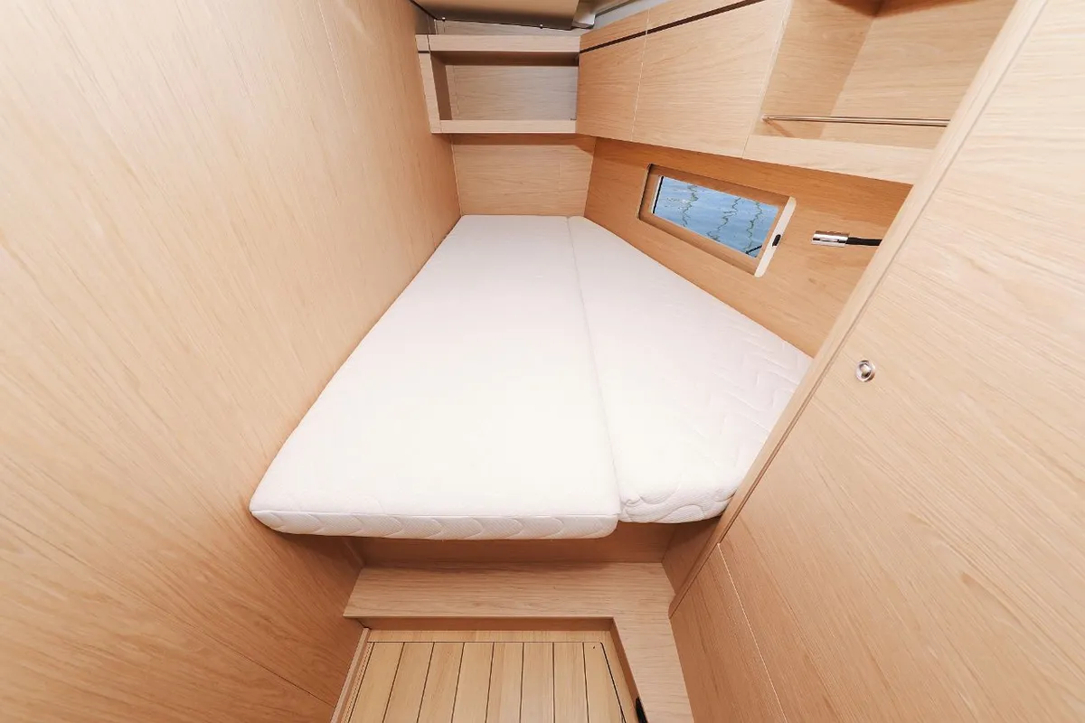 Cabin on Mr.White, a Beneteau Oceanis 46.1 sailboat at Zadar, Croatia