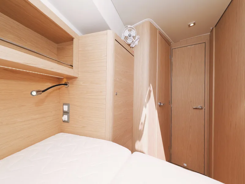 Cabin on Mr.White, a Beneteau Oceanis 46.1 sailboat at Zadar, Croatia