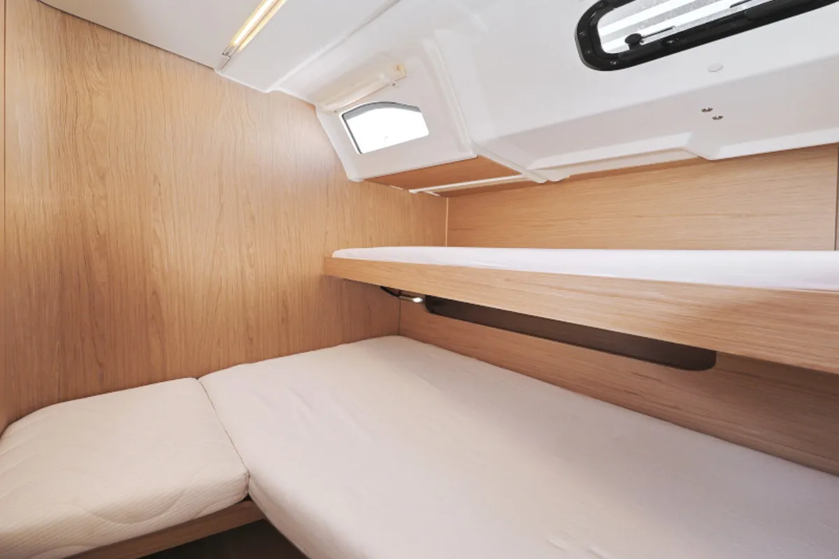 Cabin on Mr.White, a Beneteau Oceanis 46.1 sailboat at Zadar, Croatia