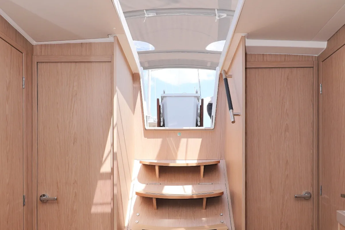 Salon of Mr.White, a Beneteau Oceanis 46.1 sailboat at Zadar, Croatia