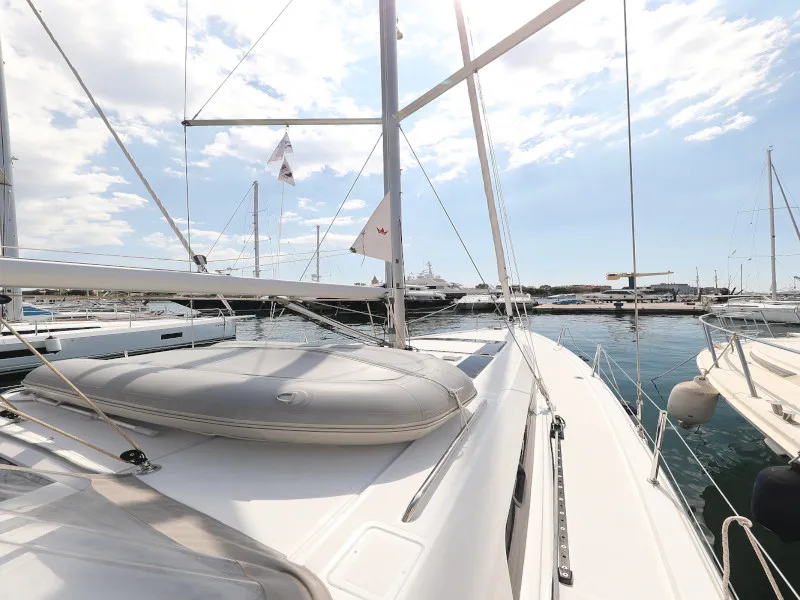 Mr.White, a Beneteau Oceanis 46.1 sailboat at Zadar, Croatia