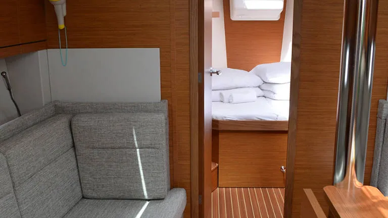 Cabin on Laysan, a Hanse 418 sailboat at Općina Rogoznica, Croatia