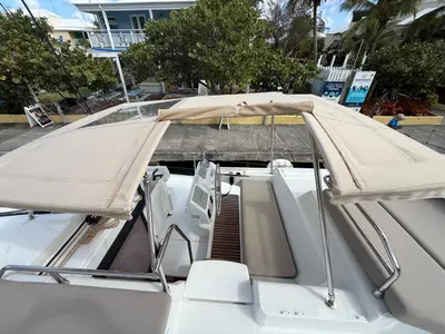 Playful, a Fountaine Pajot Tanna 47 Maestro catamaran at Road Town, British Virgin Islands