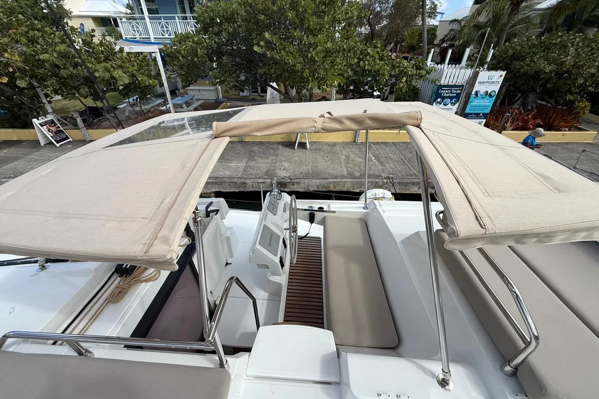 Playful, a Fountaine Pajot Tanna 47 Maestro catamaran at Road Town, British Virgin Islands