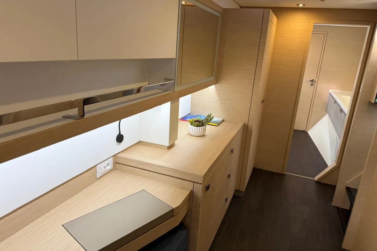 Playful, a Fountaine Pajot Tanna 47 Maestro catamaran at Road Town, British Virgin Islands