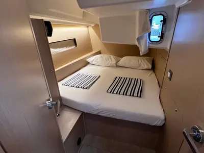 Cabin on Aglaia, a Beneteau Oceanis 40.1 sailboat at Općina Sukošan, Croatia