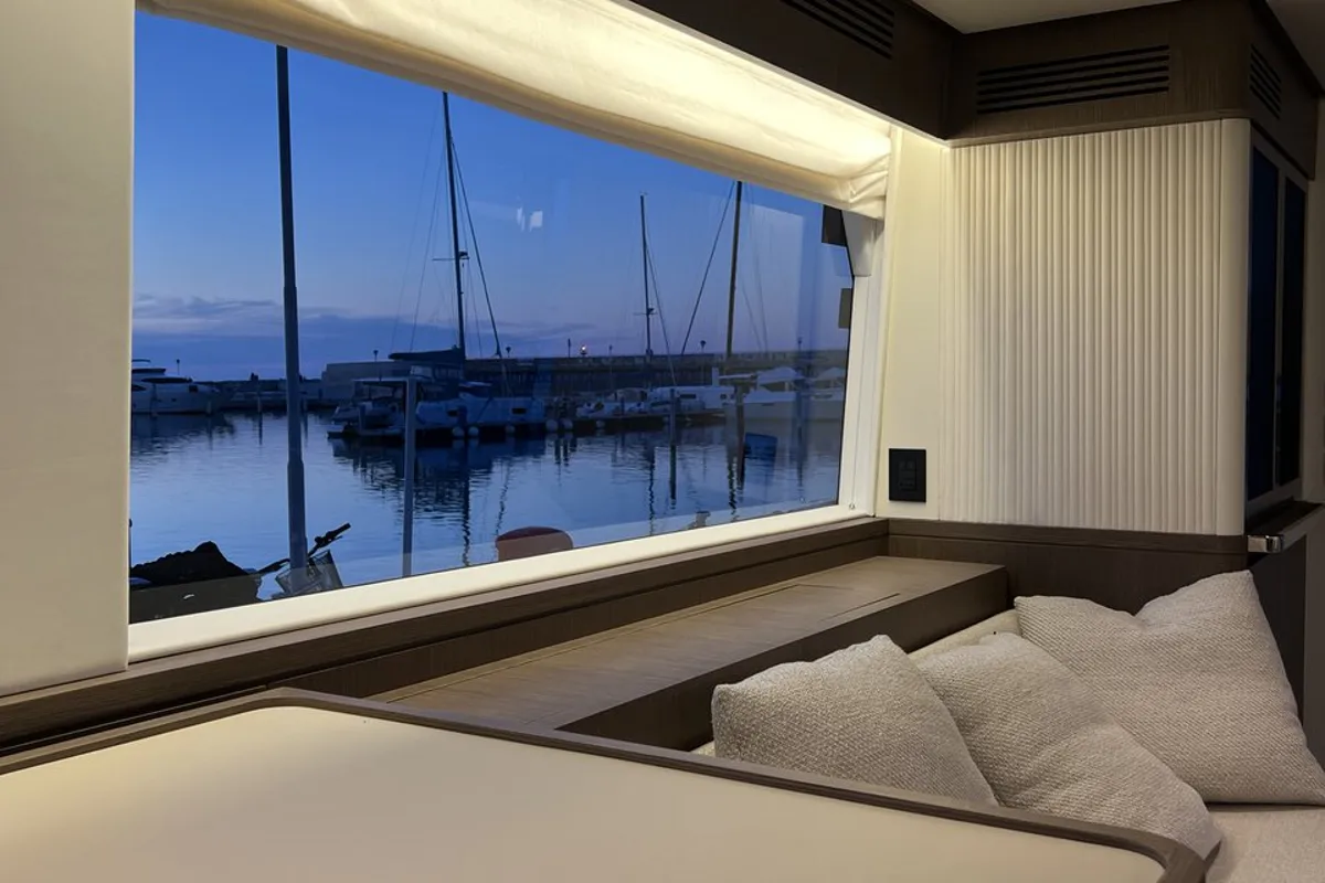 Salon of Moon light, a Azimut Magellano 66 motor yacht at Općina Sukošan, Croatia