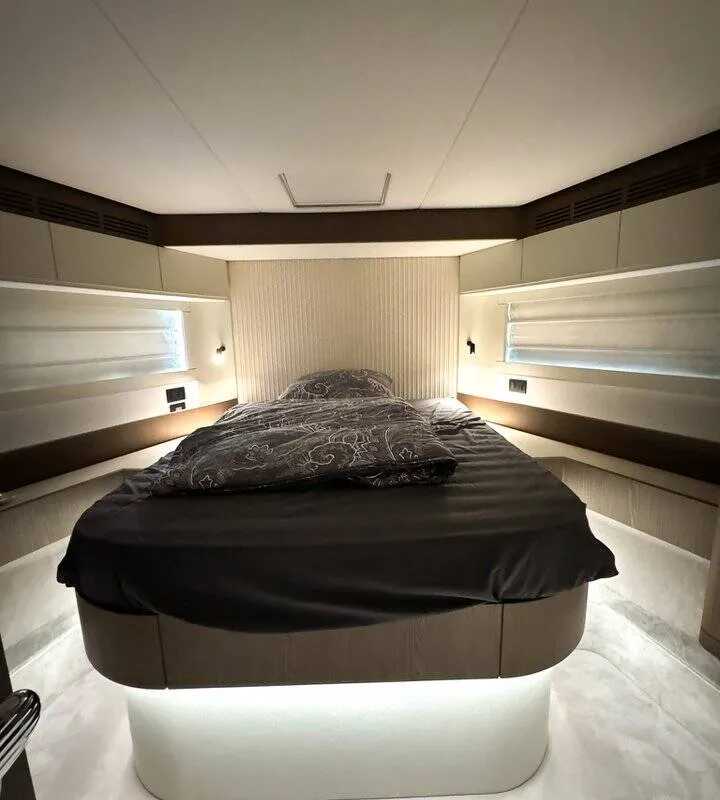Cabin on Moon light, a Azimut Magellano 66 motor yacht at Općina Sukošan, Croatia