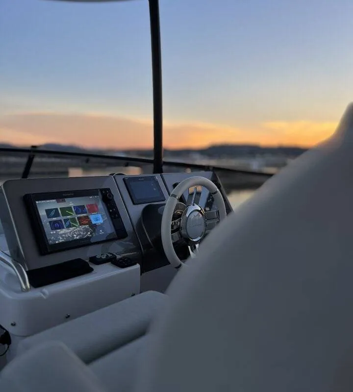 Cabin on Moon light, a Azimut Magellano 66 motor yacht at Općina Sukošan, Croatia