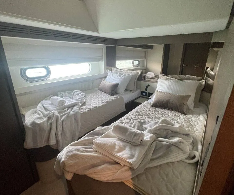 Cabin on Moon light, a Azimut Magellano 66 motor yacht at Općina Sukošan, Croatia
