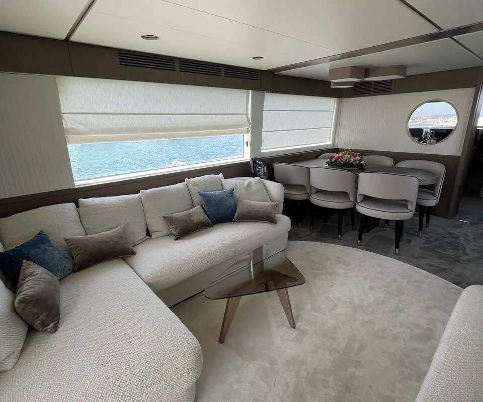 Cabin on Moon light, a Azimut Magellano 66 motor yacht at Općina Sukošan, Croatia
