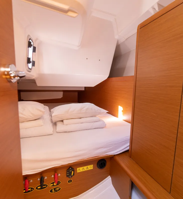 Zatara, a Jeanneau Sun Odyssey 349 sailboat at Grad Biograd na Moru, Croatia