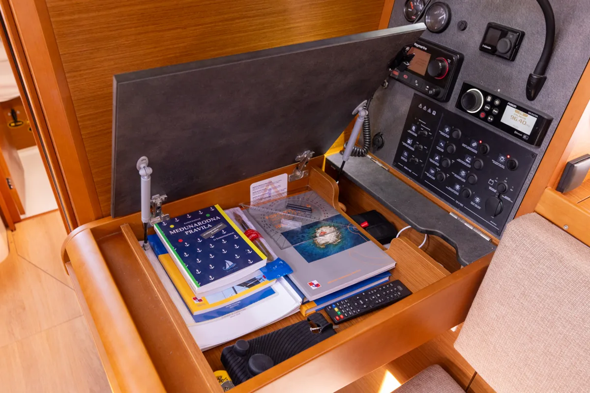 Zatara, a Jeanneau Sun Odyssey 349 sailboat at Grad Biograd na Moru, Croatia