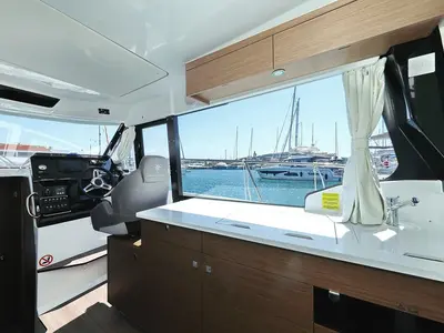 Galley of Tana, a Jeanneau Merry Fisher 1095 Fly motorboat at Pirovac, Croatia