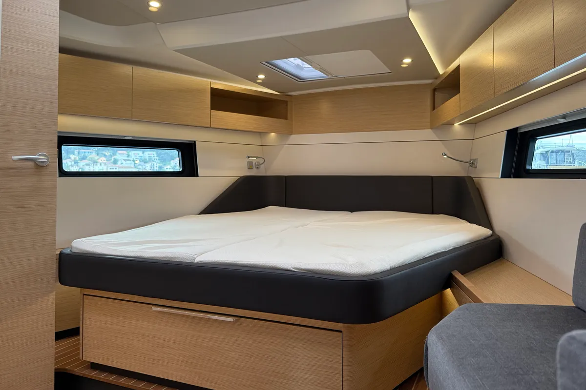 Cabin on Wilson, a Hanse 460 sailboat at Punat, Croatia
