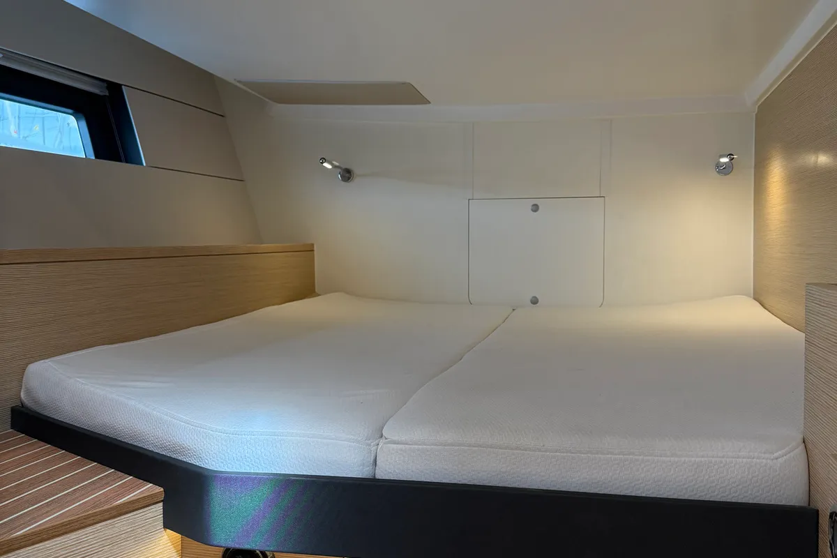 Cabin on Wilson, a Hanse 460 sailboat at Punat, Croatia